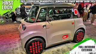 2025 Citroen Ami Electric Quadricycle Launched At Paris Motor Show 2024  Full Interior Exterior [upl. by Haras]