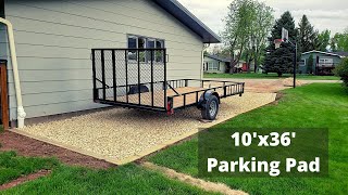 DIY Rock Parking Pad [upl. by Ellenet728]