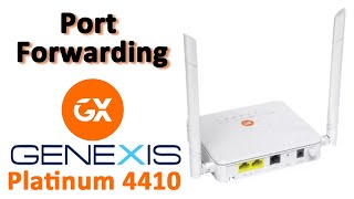 Genexis Platinum4410 Wifi router portforwarding [upl. by Worthy]