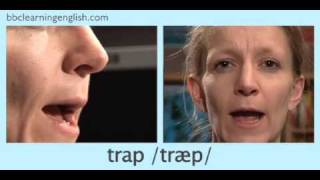 English Pronunciation 👄 Short Vowel  æ  ‘trap’ ‘stamp’ amp ‘back’ [upl. by Carissa]