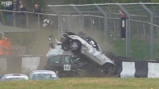 Big CrashRoll Castle Combe TARC 2017 [upl. by Orman616]