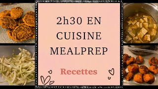 PRÉPARATION REPAS PETIT BUDGET  VEGETAL  MEALPREP [upl. by Cullin]