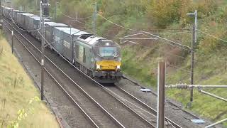 68004 4s44 Daventry  Coatbridge 18th October 2024 [upl. by Lorolla618]