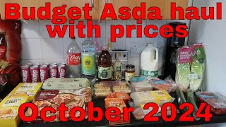 Budget Asda shopping haul with prices [upl. by Eintihw873]