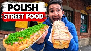 Trying Polish STREET FOOD In Kraków Poland 🇵🇱 [upl. by Ardnuhsor502]