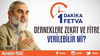 Derneklere Zekat ve Fitre Verilebilir mi  Nureddin YILDIZ [upl. by Gnilyam]