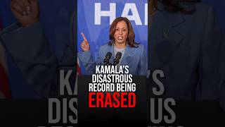 Kamala’s Disastrous Record Being Erased shorts election news [upl. by Atiuqnahs433]