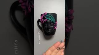 How to Make Mask Mug Diy artcraft youtubeshorts [upl. by Eveleen]