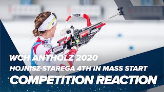 Antholz 2020 HojniszStarega 4th in Mass Start [upl. by Telracs424]