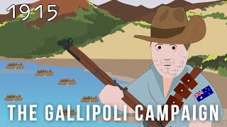 The Gallipoli Campaign 1915 [upl. by Nerrej478]