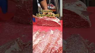 Topside mygyu cut steak🥩 beefmeat viralvideo [upl. by Hallee753]