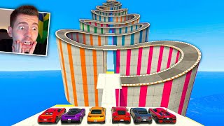 GTA V Online 99999999 impossível CORRIDA VAI E VOLTA com CURVAS [upl. by Wildermuth]