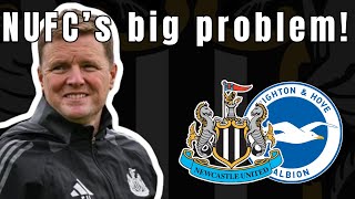 Why this HUGE TACTICAL ISSUE is holding NUFC back Newcastle United 01 Brighton ANALYSIS [upl. by Hike]