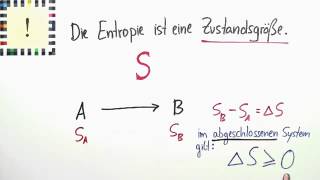 Reaktionsentropie  Chemie  Physikalische Chemie [upl. by Geraldine861]