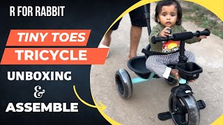 R for Rabbit Tricycle🚴‍♀️Unboxing amp Assemble anjurajvlogs [upl. by Nevlin]