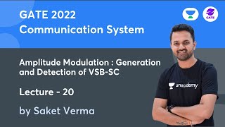 Amplitude Modulation Generation and Detection of VSBSC  L20  Analog Communication  GATE 2022 [upl. by Llekcor]