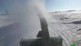 John Deere 4066R Blowing Snow [upl. by Mohandas]