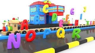 Learn Alphabet with Preschool Toy Train [upl. by Eerot412]