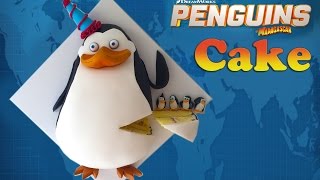 PENGUIN CAKE How To Cook That Penguins of Madagascar Private [upl. by Canfield]