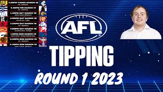 AFL Tips Round 1 2023 AFL AFLTips [upl. by Nolan]