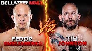 Top CRAZIEST Finishes Fedor Emelianenko and Tim Johnson [upl. by Ennaitsirk]