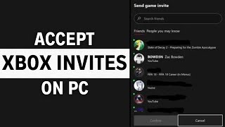 How To Accept Xbox Invites on PC Quick and Easy [upl. by Zulaledairam635]