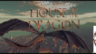 Balerion the black dread last flight with Visery targaryen Fanmade animation [upl. by Sollars798]