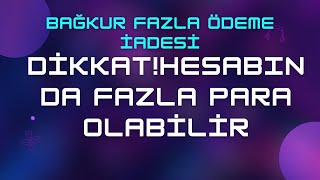 Bağkur Fazla Ödeme İadesi EDevlet amp Kolayca Başvur [upl. by Fenner]