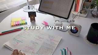 📝1hour STUDY WITH ME  fireplace 장작타는 소리🔥 스터디윗미 1시간 공부  real time [upl. by Secnarfyram490]