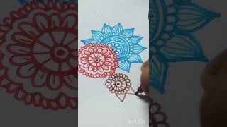 Mandala art using sketch pens song [upl. by Ashbaugh]