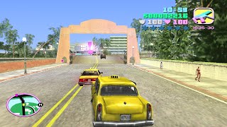 GTA Vice City  Mission 51  Kaufman Cabs  VIP HD [upl. by Aneris]