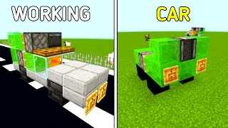 2 Working Car tutorial for MINECRAFT [upl. by Serene851]