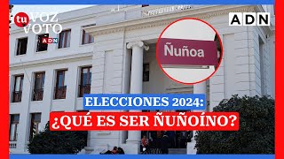 Elecciones Municipales 2024 ¿QUÉ ES SER ÑUÑOÍNO [upl. by Hagep604]