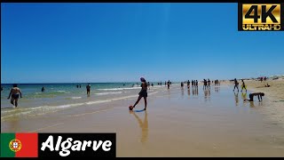 Tavira Island  Beach Walk  Algarve  Portugal 4K [upl. by Llerot]