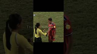 Is that red card fair youtubeshorts footballdesign saffchampionship2024 [upl. by Yesllek314]