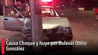 Causa Choque y huye por bulevar Otilio González [upl. by Drareg410]