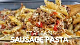 This Italian Sausage Pasta Is So Easy Youll Forget About Other Pasta Recipes [upl. by Kreager]