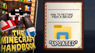 Restoring A Backed Up Save Minecraft 121 Java Edition Tutorial [upl. by Nivan994]