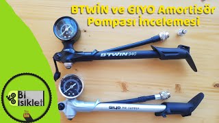 Decathlon Btwin 940 GIYO Air Supply Maşa ve Amortisör Pompası İncelemesi [upl. by Ahsykal]