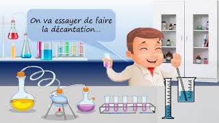 EB7 chimie la décantion solideliquide [upl. by Nnylyma348]