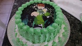 Confeitando bolo do Ben 10 [upl. by Idona]