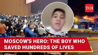 15YearOld Schoolboy Saves Over 100 Lives From Terrorists At Concert Hall  Moscow Attack [upl. by Onilecram413]