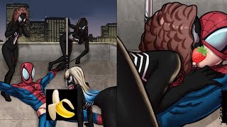 Venom Girl x Spidy  Venom Stalks SpiderMan  SpiderMan  Comic Dub [upl. by Woods]