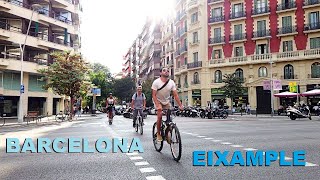 4K BARCELONA EIXAMPLE DISTRICT WALKING TOUR 2023 SPAIN 4K [upl. by Etakyram]