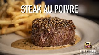 How to Make Steak Au Poivre  Classic French Recipe [upl. by Raamal]