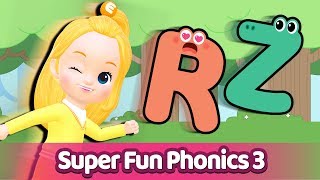 Super Fun Phonics R to Z  Alphabet song [upl. by Felske180]