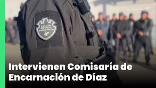 Intervienen Comisaría de Encarnación de Díaz  Jalisco Noticias [upl. by Ennaeus]