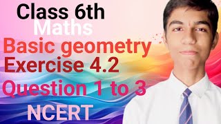 Class 6th Chapter 4 Basic Geometry Exercise 42 solution Maths Mindset mathsmindset math [upl. by Lawton]