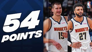 Nikola Jokic amp Jamal Murray Combine For 54 PTS On Christmas Day  December 25 2023 [upl. by Mickie]