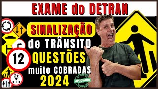 EXAME DO DETRAN 2024  PROVA DE LEGISLAÇÃO DE TRÂNSITO 2024  SIMULADO DO DETRAN QUESTÕES 2024 [upl. by Analram]